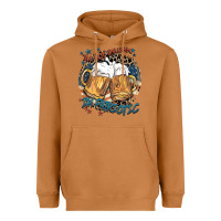 Meerkat I'm not drunk i'm patriotic Heavyweight Hoodie - FaDigitalArtStudio