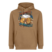 Toasted Coconut I'm not drunk i'm patriotic Heavyweight Hoodie - FaDigitalArtStudio