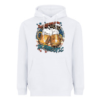 White I'm not drunk i'm patriotic Heavyweight Hoodie - FaDigitalArtStudio