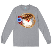 Heather Grey Cowboy Santa Long Sleeve Tee - Bettercallsaul