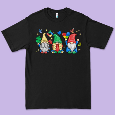 Autism Gnome Premium Tee Designed By Maliassmallbusiness