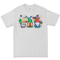 Dove Grey autism gnome Premium Tee - MaliasSmallBusiness