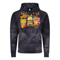 Cloud Black School Bus Coffee And Star Bbs Vintage Hoodie - BundleAndBundleShop