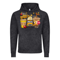 Vintage Black School Bus Coffee And Star Bbs Vintage Hoodie - BundleAndBundleShop