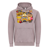 Vintage Zinc School Bus Coffee And Star Bbs Vintage Hoodie - BundleAndBundleShop