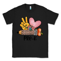 Black peace love pre k Classic Tee - JahusDesignShop
