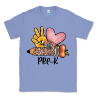 Colony Blue peace love pre k Classic Tee - JahusDesignShop