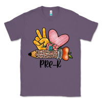 Lavender peace love pre k Classic Tee - JahusDesignShop