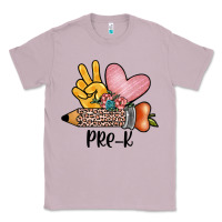 Lilac peace love pre k Classic Tee - JahusDesignShop
