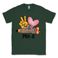 Sports Green peace love pre k Classic Tee - JahusDesignShop