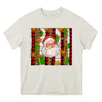 Cream santa with gifts Heavy Core Tee - AdoDesignShop