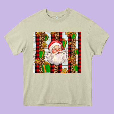 Santa With Gifts Heavy Core Tee Designed By Adodesignshop