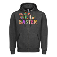 Charcoal Heather My 1st Easter Day Zipper Hoodie - HowdyJamesFarm