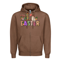 Chestnut My 1st Easter Day Zipper Hoodie - HowdyJamesFarm