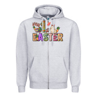 Heather Grey My 1st Easter Day Zipper Hoodie - HowdyJamesFarm