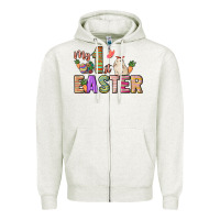 Oatmeal Heather My 1st Easter Day Zipper Hoodie - HowdyJamesFarm