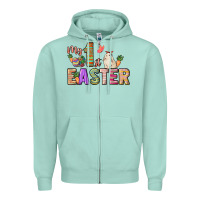 Seafoam My 1st Easter Day Zipper Hoodie - HowdyJamesFarm