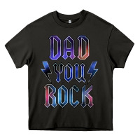 Asphalt Dad You Rock Heavy Core Tee - LillyAllenDesigns