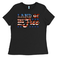 Black land of the free america Ladies Tee - Jasminsmagicworld