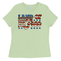 Matcha land of the free america Ladies Tee - Jasminsmagicworld