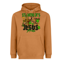 Meerkat St. Patrick's knows Jesus arose Heavyweight Hoodie - FaDigitalArtStudio
