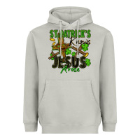 Moon Dust St. Patrick's knows Jesus arose Heavyweight Hoodie - FaDigitalArtStudio
