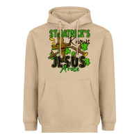Mushroom St. Patrick's knows Jesus arose Heavyweight Hoodie - FaDigitalArtStudio
