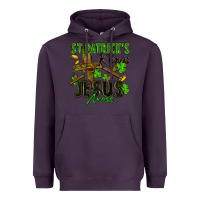 Plum St. Patrick's knows Jesus arose Heavyweight Hoodie - FaDigitalArtStudio