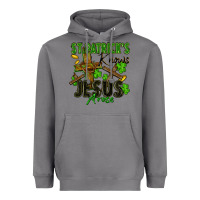Storm St. Patrick's knows Jesus arose Heavyweight Hoodie - FaDigitalArtStudio