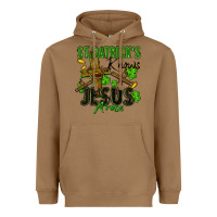 Toasted Coconut St. Patrick's knows Jesus arose Heavyweight Hoodie - FaDigitalArtStudio