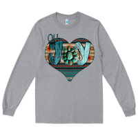 Heather Grey Joy Christmas Long Sleeve Tee - Bettercallsaul