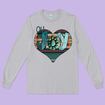 Joy Christmas Long Sleeve Tee Designed By Bettercallsaul