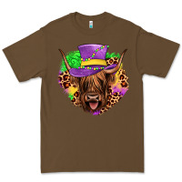 Cacao highland cow mardi gras Premium Tee - JahusDesignShop