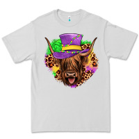 Dove Grey highland cow mardi gras Premium Tee - JahusDesignShop