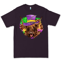 Plum highland cow mardi gras Premium Tee - JahusDesignShop