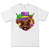 White highland cow mardi gras Premium Tee - JahusDesignShop