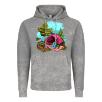 Cloud Rock Glamping Camp And Pink Tent Vintage Hoodie - BundleAndBundleShop