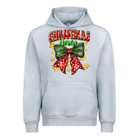 Heather Grey festive holiday bow design Urban Hoodie - CowhideDigitalArt