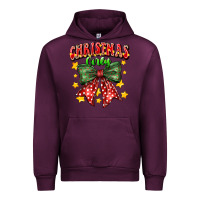 Mauve Wine festive holiday bow design Urban Hoodie - CowhideDigitalArt