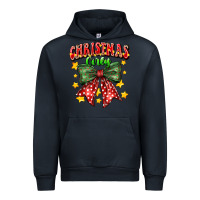 Navy festive holiday bow design Urban Hoodie - CowhideDigitalArt