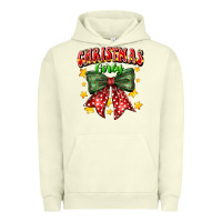 Pigment Pistachio festive holiday bow design Urban Hoodie - CowhideDigitalArt