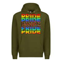 Army Green pride pride pride Premium Hoodie - OliviaCreatesArt