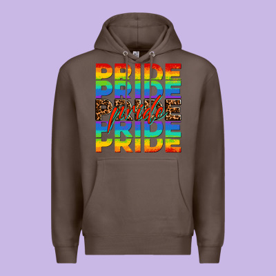 Pride Pride Pride Premium Hoodie Designed By Oliviacreatesart