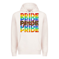Pale Pink pride pride pride Premium Hoodie - OliviaCreatesArt