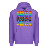 Purple pride pride pride Premium Hoodie - OliviaCreatesArt