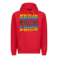 Red pride pride pride Premium Hoodie - OliviaCreatesArt