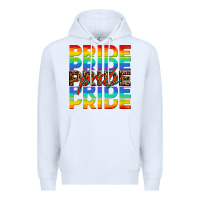 White pride pride pride Premium Hoodie - OliviaCreatesArt