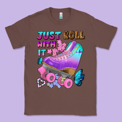 Just Roll With It Classic Tee Designed By Bundleandbundleshop