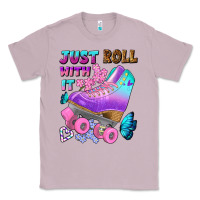 Lilac just roll with it Classic Tee - BundleAndBundleShop