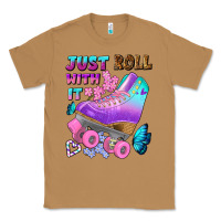 Toasted Coconut just roll with it Classic Tee - BundleAndBundleShop